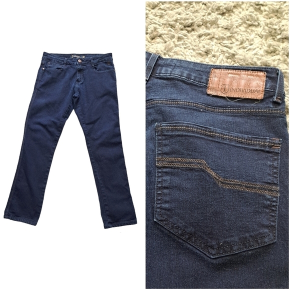 individual Denim - Individual | Dark blue skinny women's jean concept fit